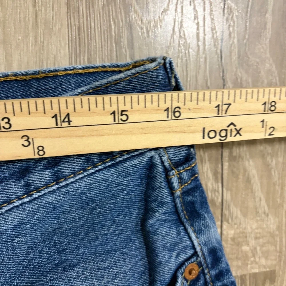 Levis 550 Relaxed Fit Blue Denim Jeans Men 34x32 (32x30) Medium Wash 100% Cotton